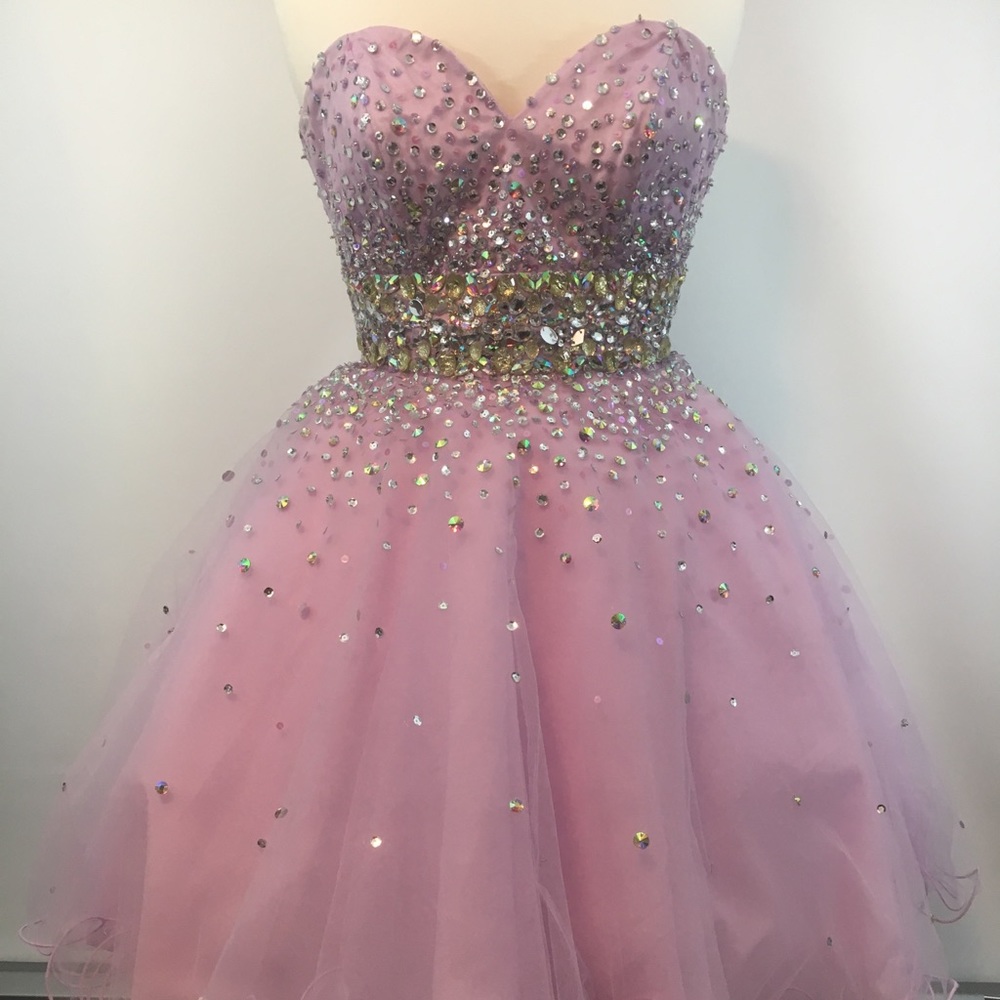 Mori Lee By Madeline Gardner Short Dress - Picture 7 of 8